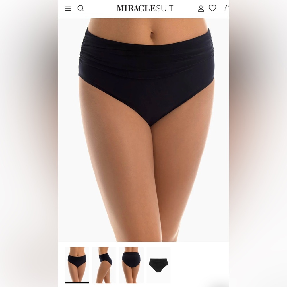 🕶️🕶️Miraclesuit Shirred Jersey Swim Bottom